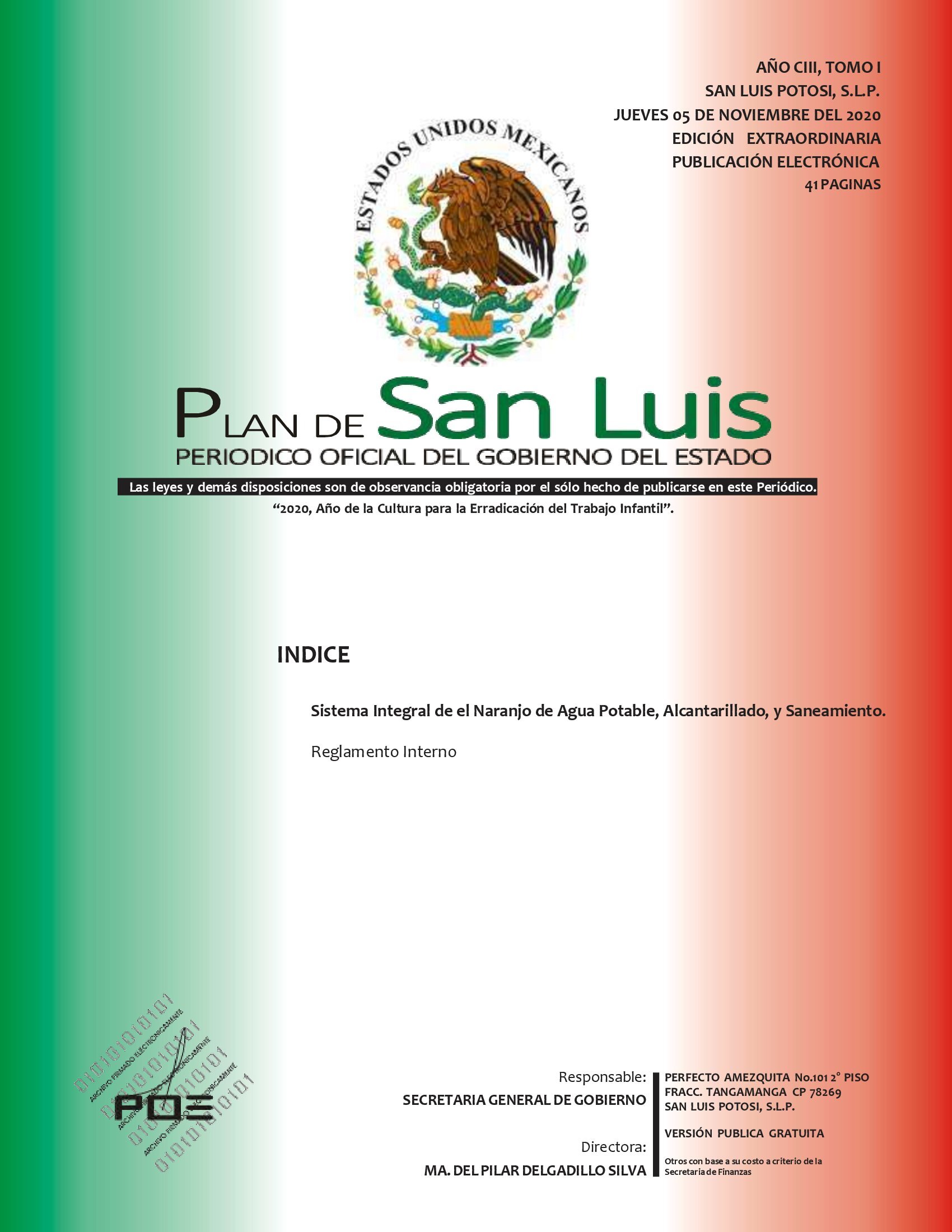 NARANJO REGLAMENTO 1