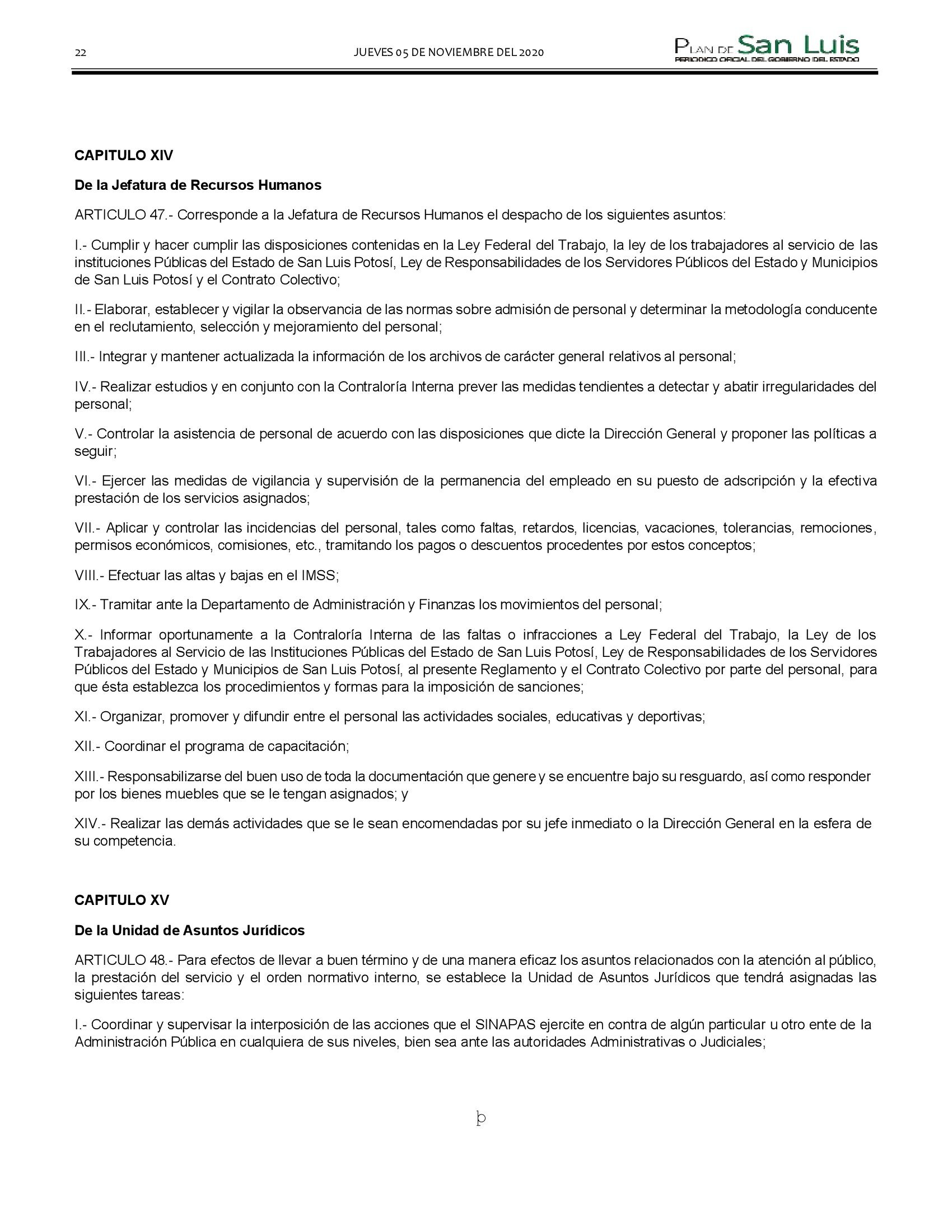 NARANJO REGLAMENTO INTERNO 22